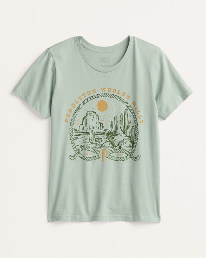 WOMEN'S WESTERN OASIS GRAPHIC TEE